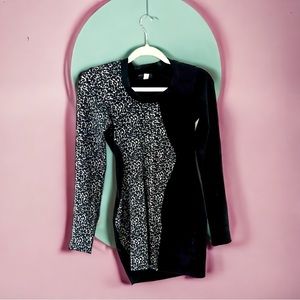 Fabulous Shenan leopard print blk/white (M) Made in USA